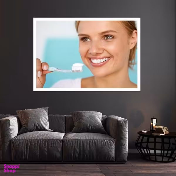 تابلو بکلیت طرح لبخند و دندانپزشکی مدل قاب شاسی W-s10141