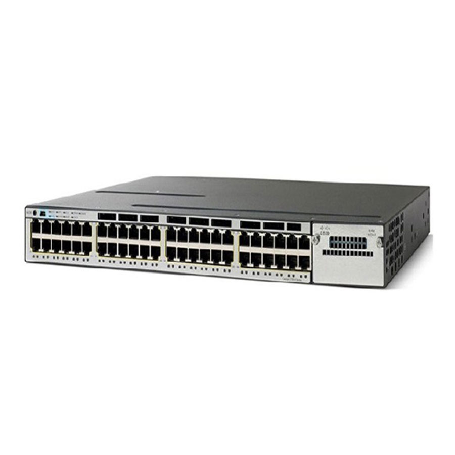 قیمت و خرید سوييچ 48 پورت سیسکو مدل WS-3750X-48PF-S | یاس ارتباط