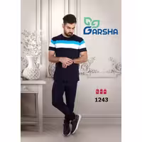 ست تیشرت و شلوار مردانه برند گرشا جنس نخ پنبه در چهار سایز مختلف کد 1243