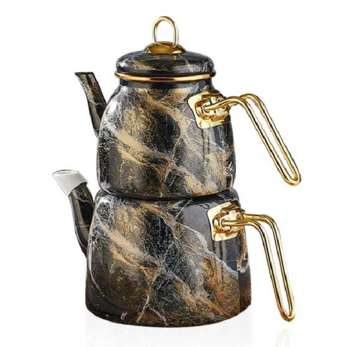 ست کتری قوری پاچی وارداتی ترکیه تک درب 