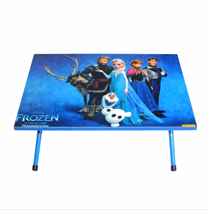 میز تحریر پایه کوتاه میزیمو طرح فروزن 1 کد 3251 (مدل پایه رنگی)