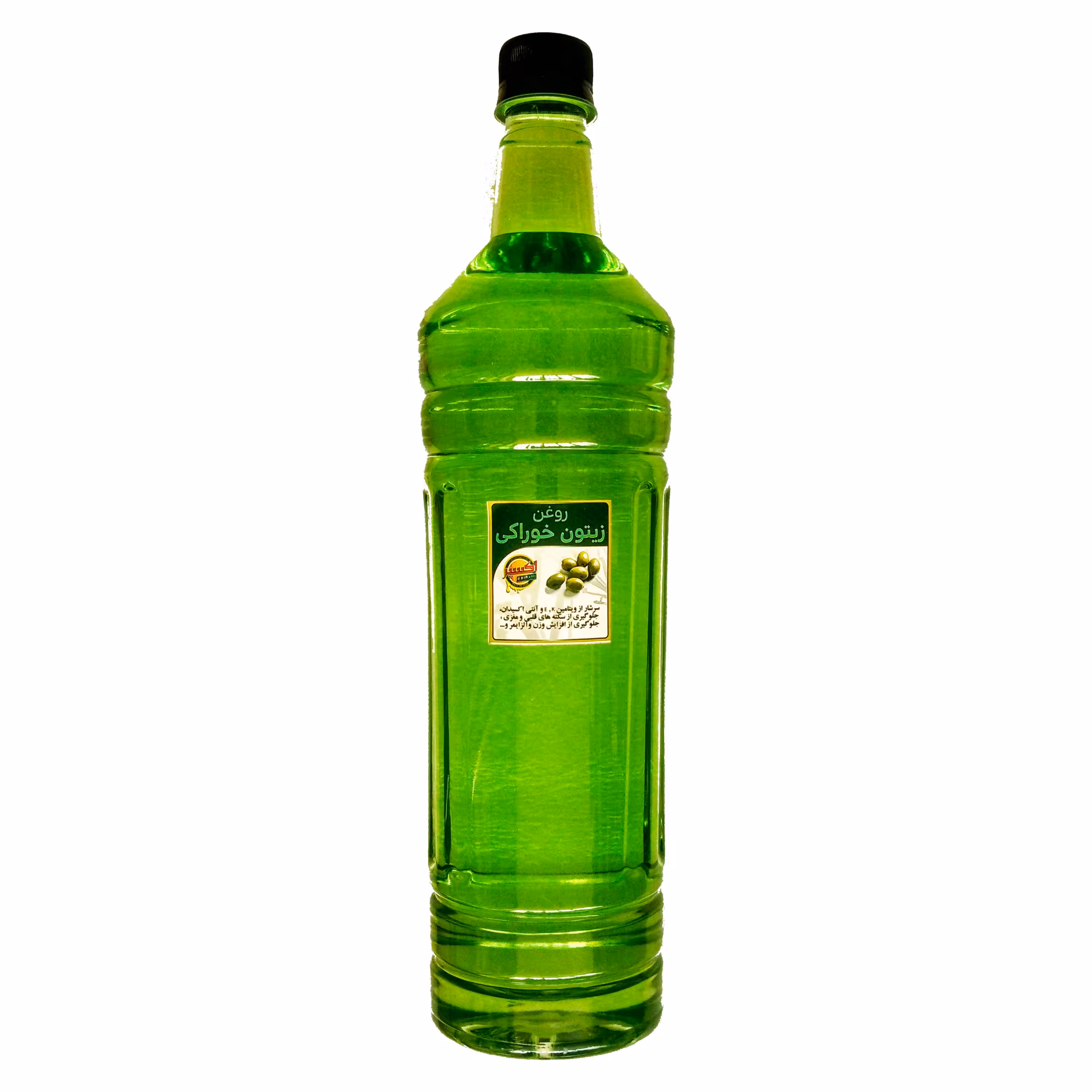 روغن زیتون خالص تضمینی (بکر) یک لیتری (با طعم واقعی میوه زیتون) 