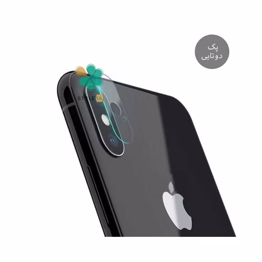پک دوتایی محافظ لنز نانو سرامیک گوشی اپل iPhone X / XS