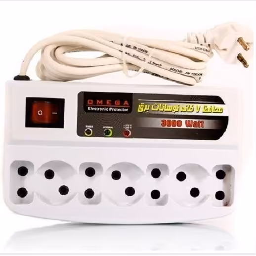 محافظ برق 7 خانه آنالوگ 3 متری  OMEGA