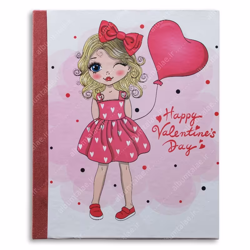 آلبوم عکس فتوبوک میکس کودک طرح دختر لاو 20 برگ 