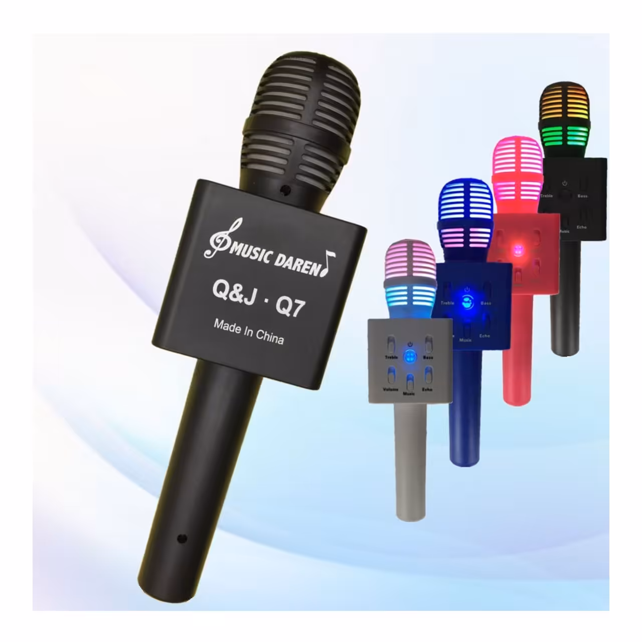 میکروفون بیسیم و اسپیکر بلوتوث 2_Q7 اصلی