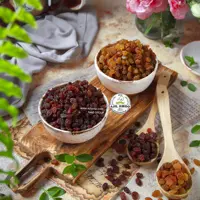 کشمش پلویی طلایی آفتابی بسته‌های یک کیلویی و 500 گرمی 