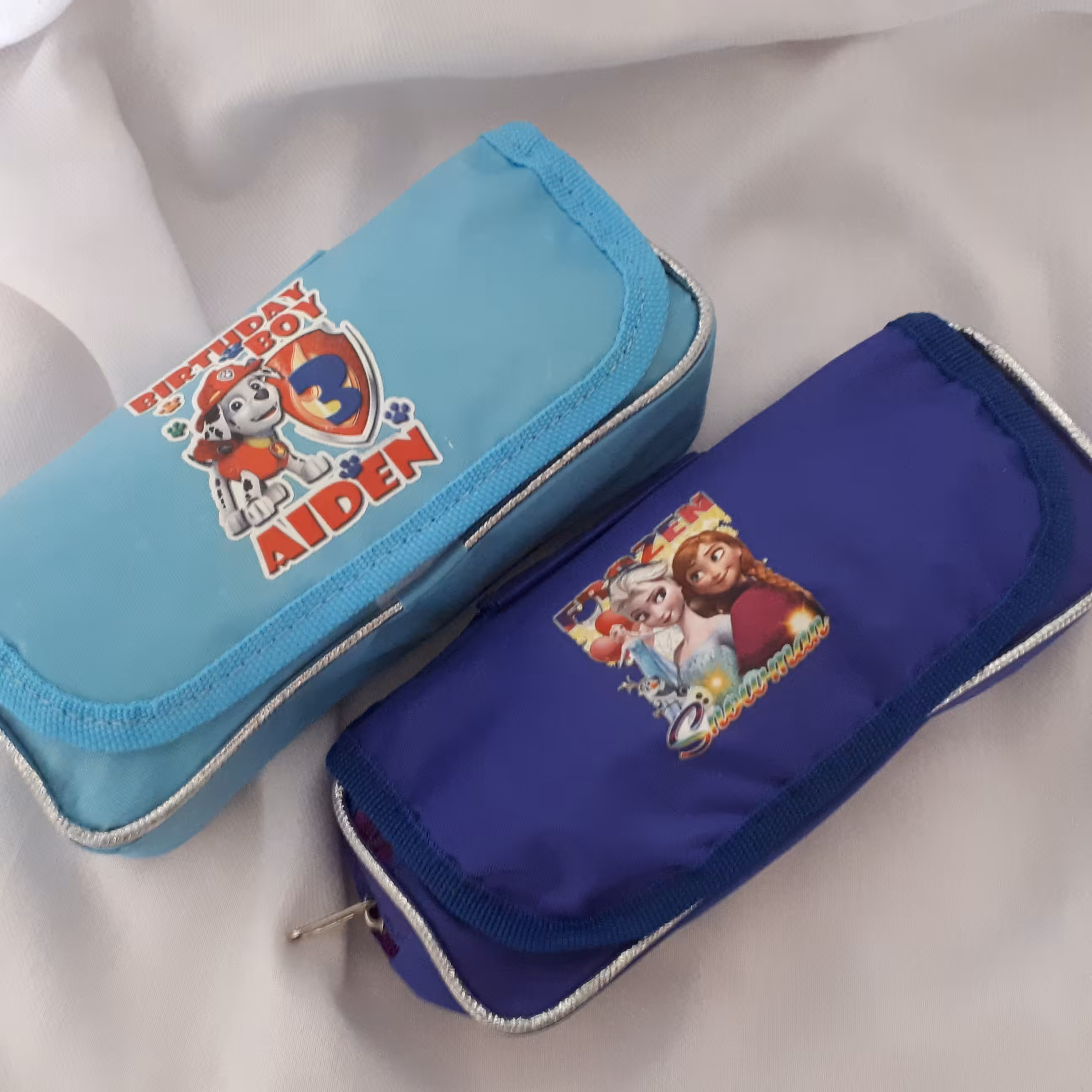 جامدادی دو زیپ دسته دار