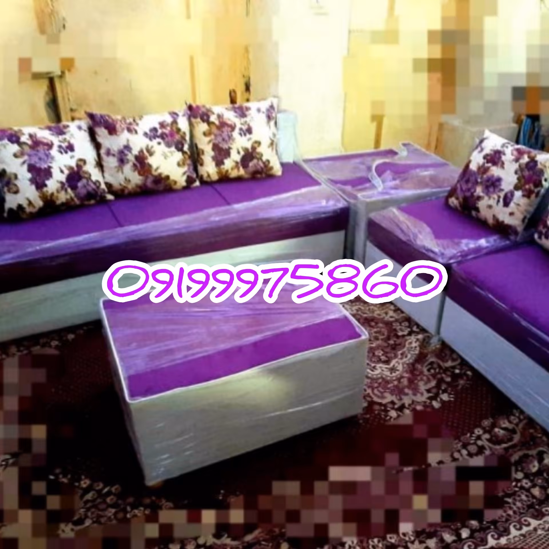 مبل مبلمان راحتی ال کنج پرند شهریار 