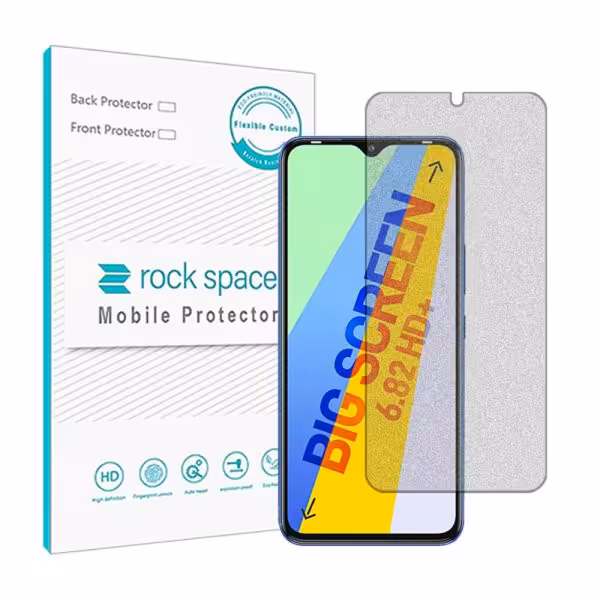 گلس اینفینیکس Smart 6 Plus مدل نانو هیدروژل مات برند راک اسپیس کد 22572