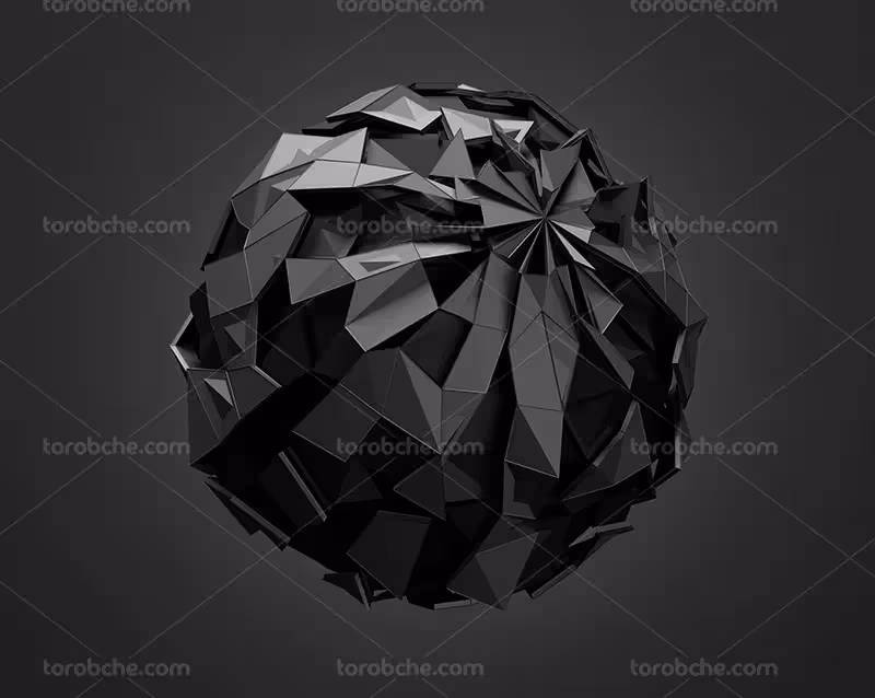 بک گراند مشکی سه بعدی | گرافیک با طعم تربچه