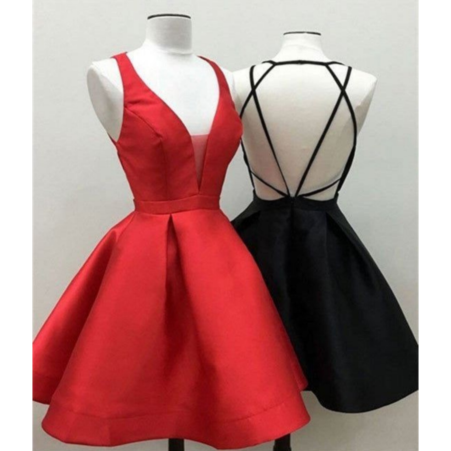 لباس عروسکی جنس ساتن امریکایی سایز 34تا46