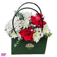 باکس گل طبیعی گل آنلاین مدل کیف