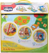 تشک بازی نوزادی چیکو جدید شش کاره دارای تشک بسیار نرم و ضد حساسیت اورجینال چیکو   chicco 3D park  6in1