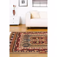 فرش ماشینی ساوین طرح بهرخ شکلاتی