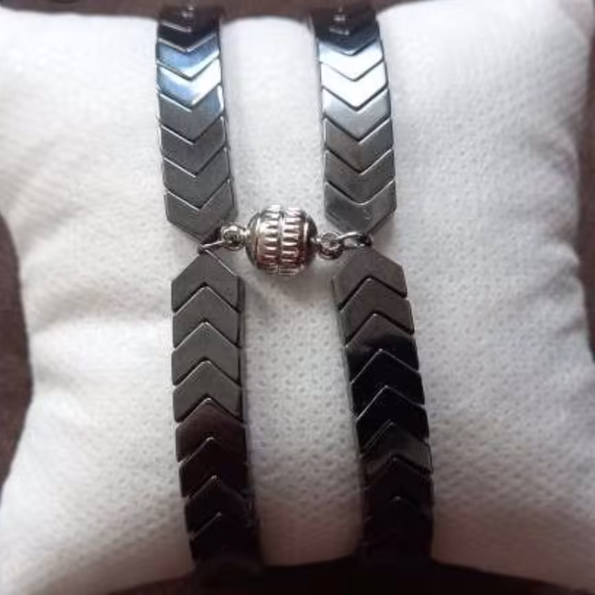 ست دستبند حدید و مگنت دست