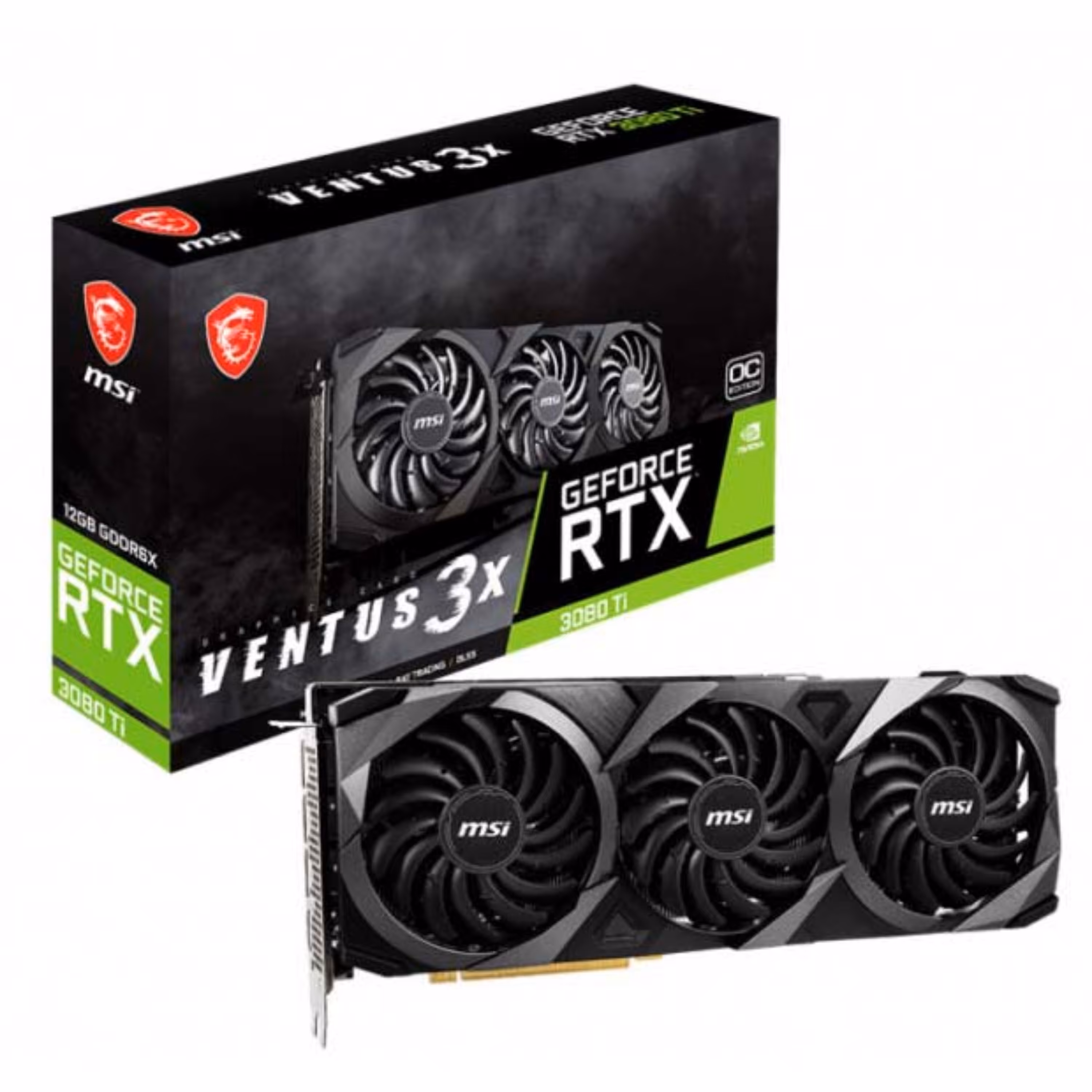 کارت گرافیک 12GB MSI RTX 3080 Ti VENTUS 3X با گارانتی 36 ماهه