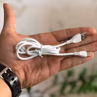 کابل type c اندرویدی جدید رنگ سفید برند kingleen