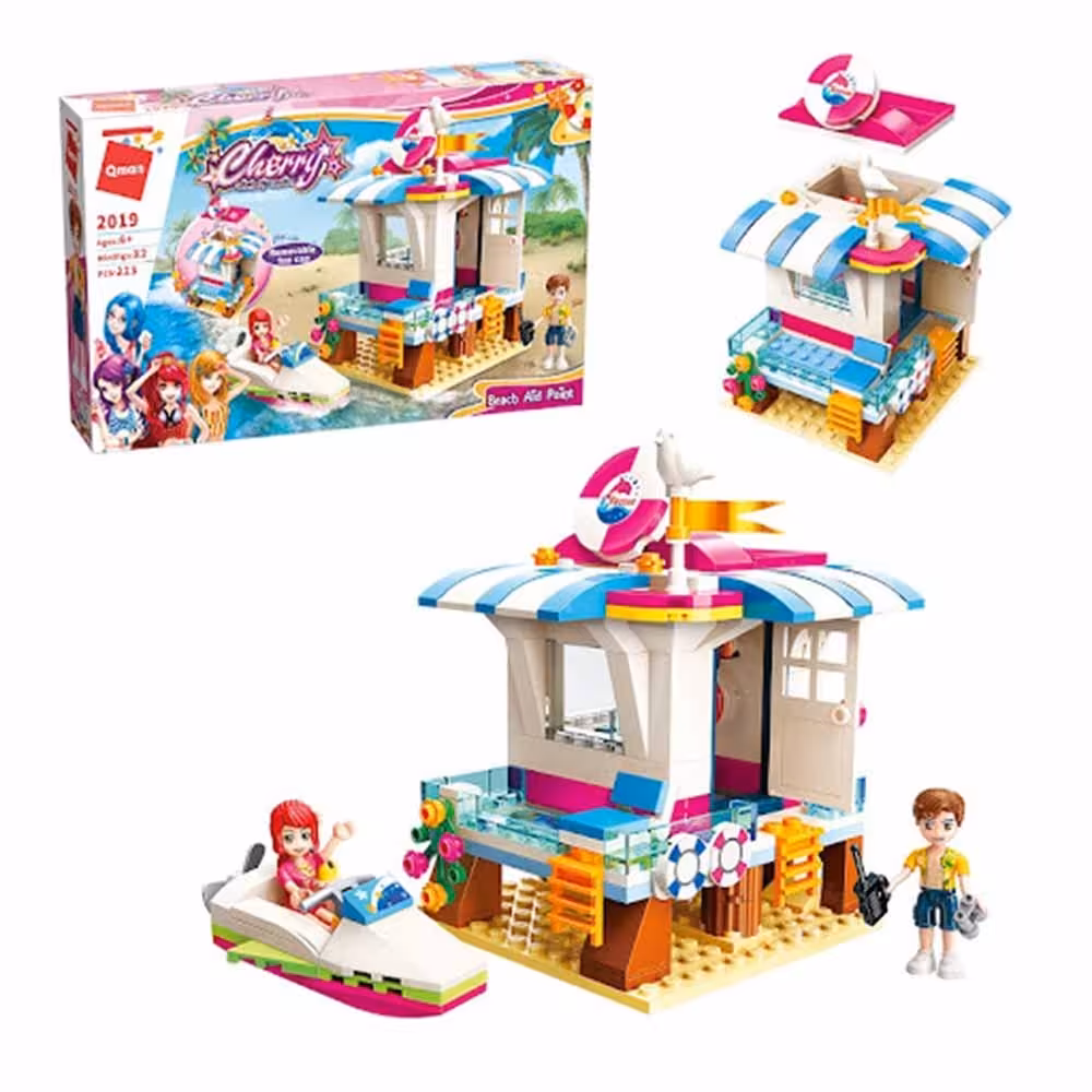 لگو دخترانه امداد ساحلی کد 2019