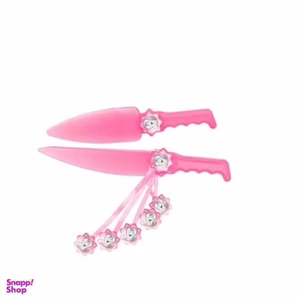 ست کارد و کفگیر کیک مدل دندونی دختر