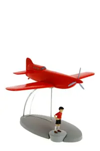 مجسمه فیگور تن تن  plane tintin stratonef mr pumps