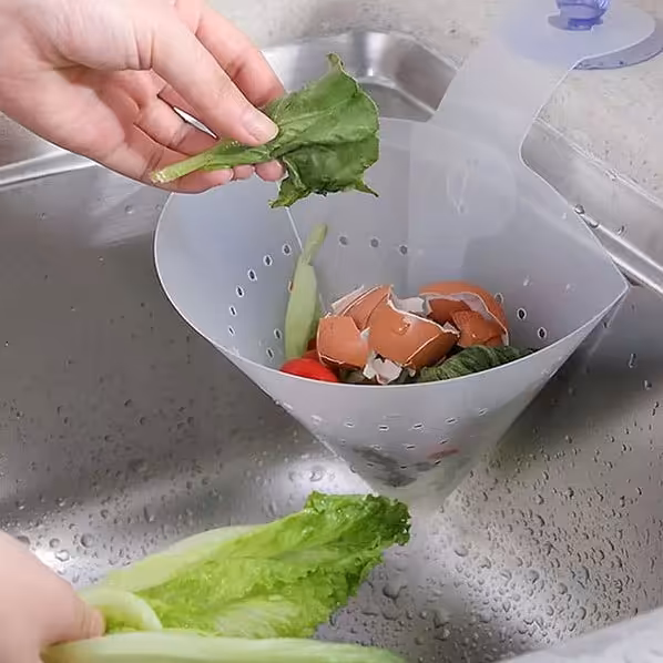 تفاله گیر قیفی سینک . صافی سینک ظرفشویی مخروطی