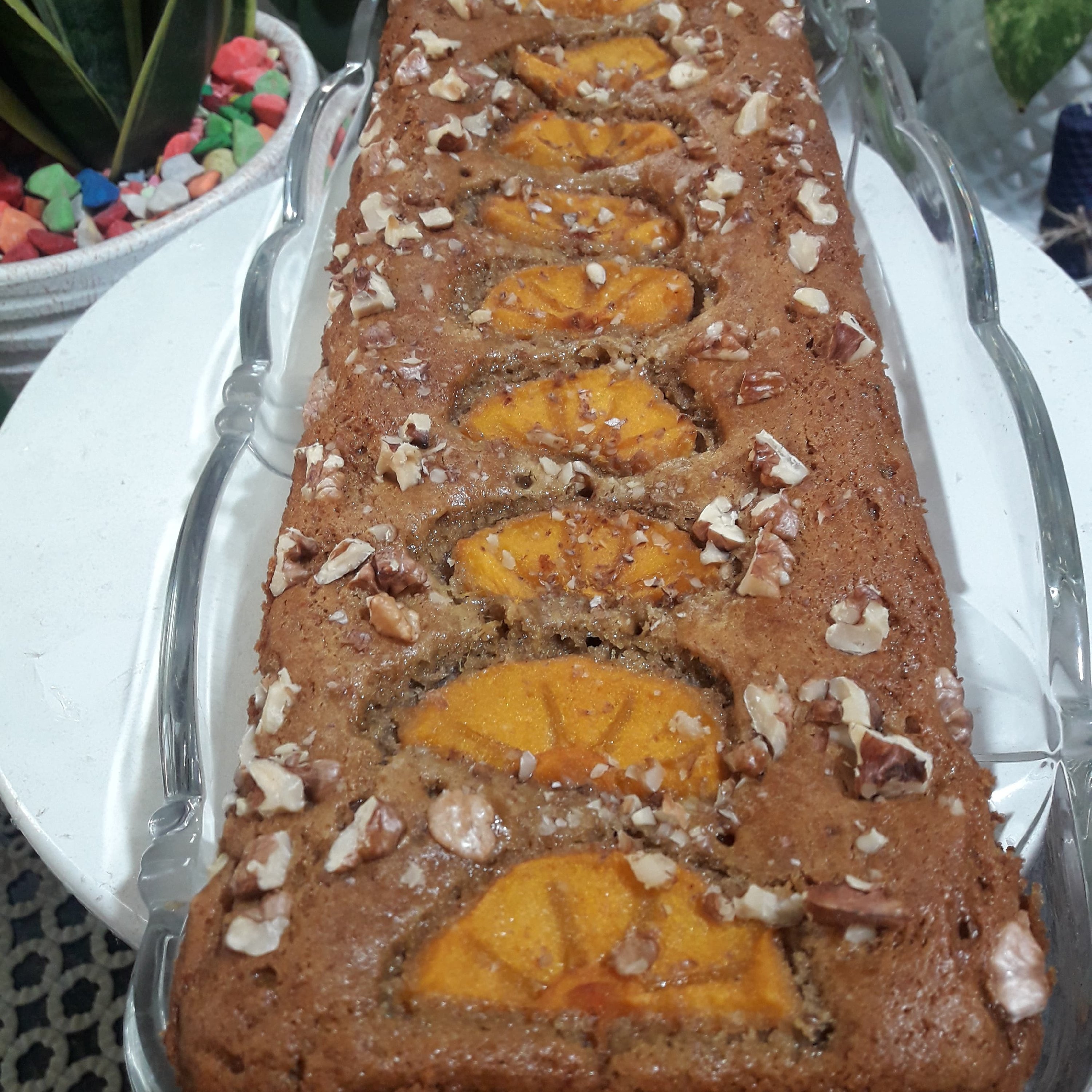 شیرینی خانگی کیک خرمالو