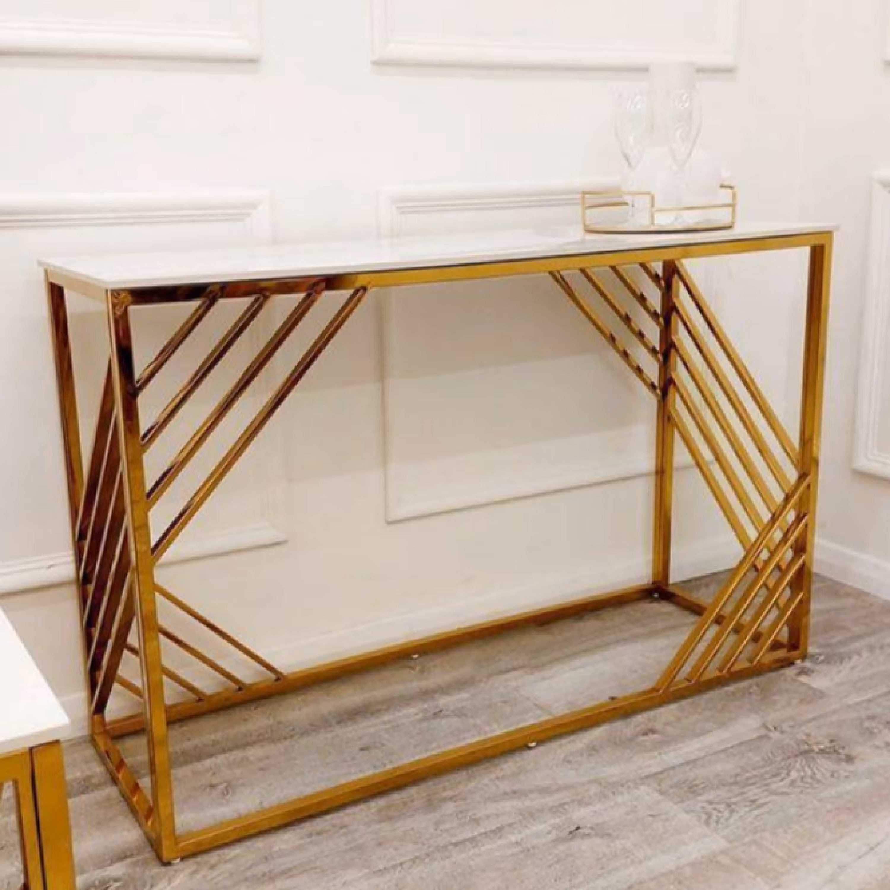 میز کنسول فلزی(ارسال به صورت باربری و پس کرایه است)