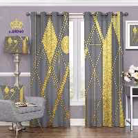 پرده پذیرایی دو قواره پانچ آماده فانتزی کد s10340