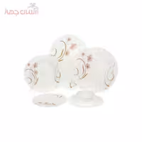 سرویس غذا خوری 25 پارچه آیروپال طرح گرد مدل صنم صورتی