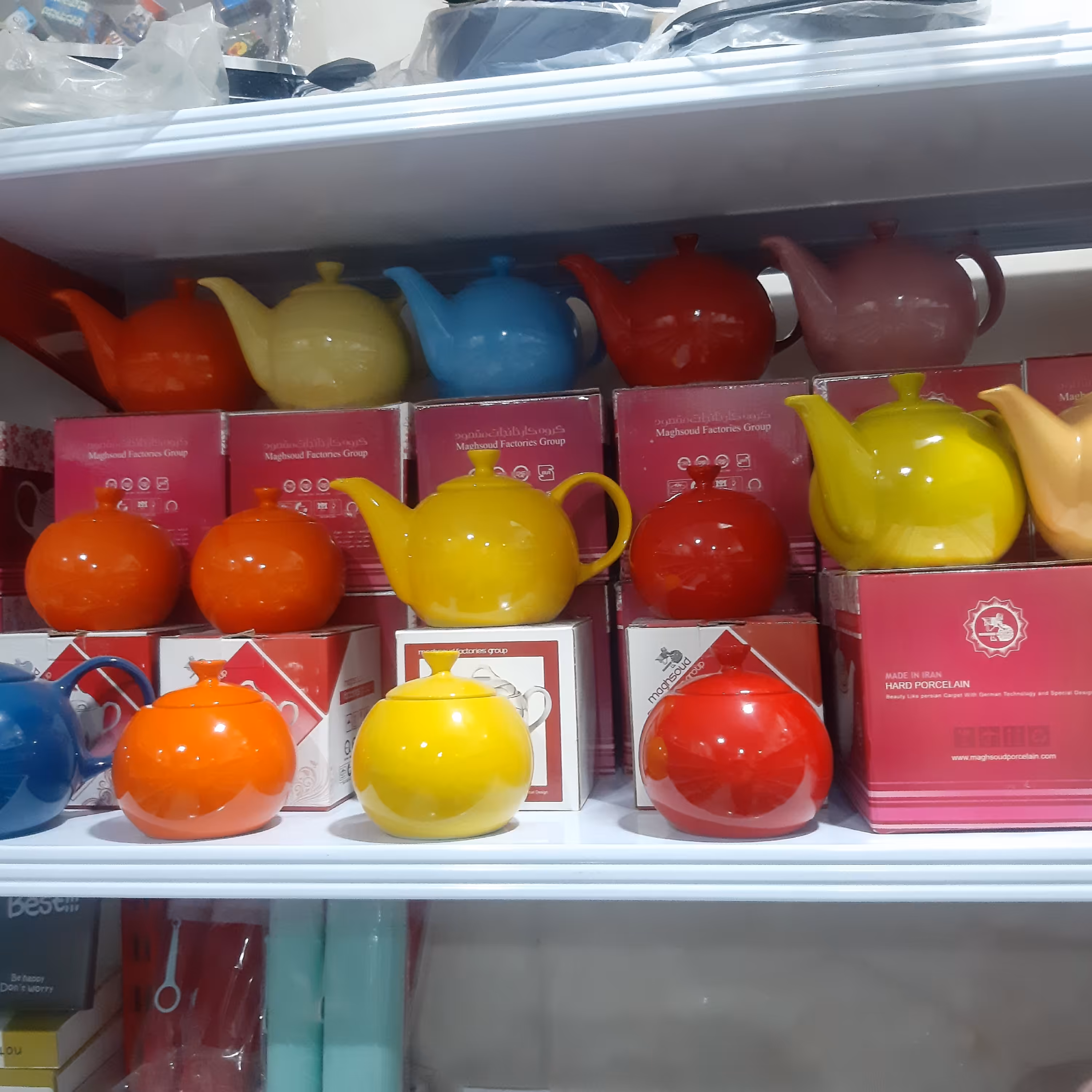 قوری رنگی چینی مقصود