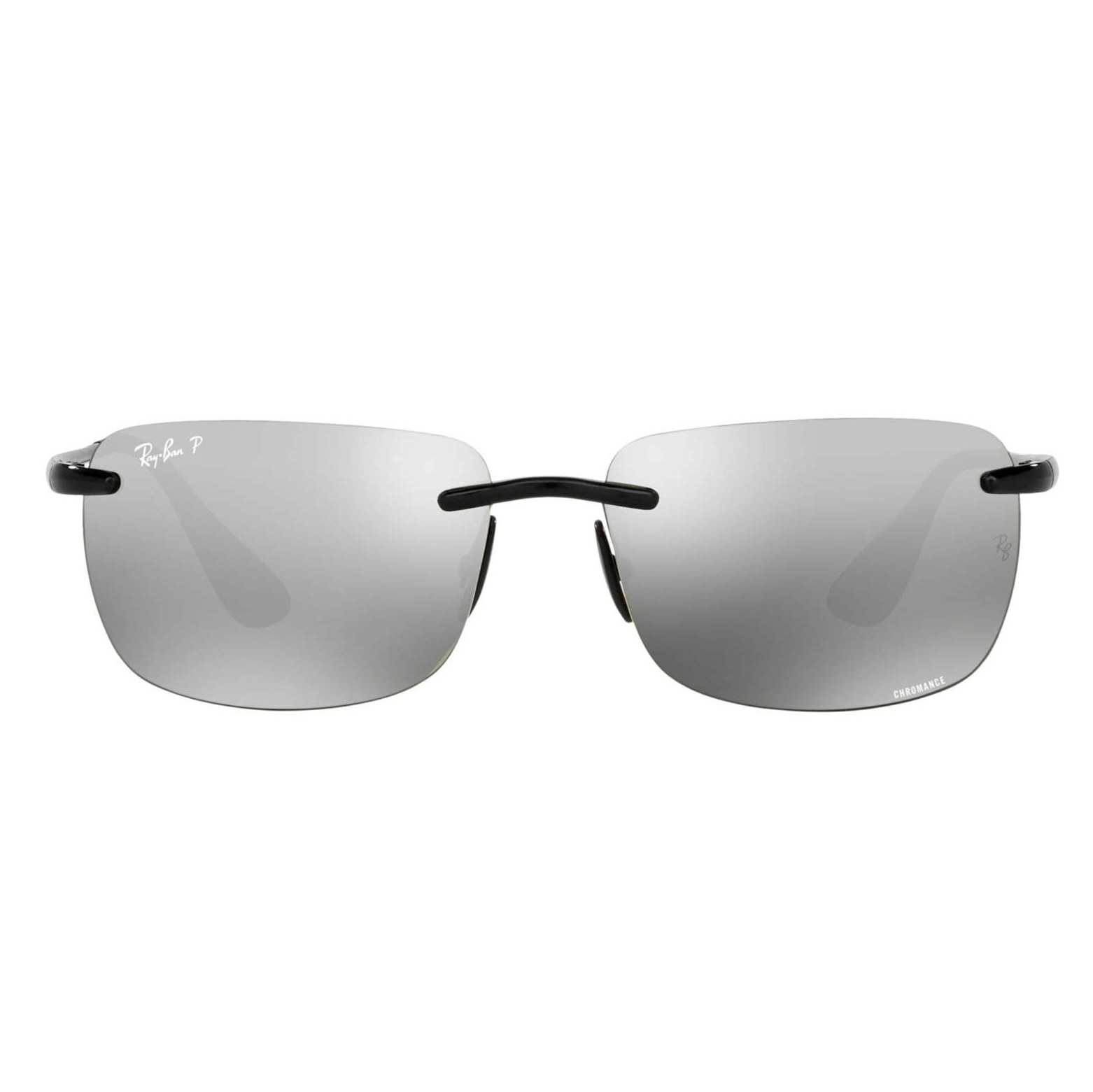 عینک آفتابی ری بن پلاریزه Rayban Chromance مدل Chromance Black-0RB4255-601 5J60