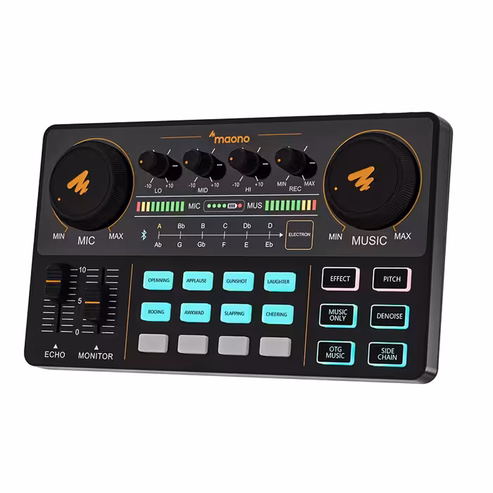 خرید کارت صدا شارژی مائون Sound Card Maono AU-AM200 با بهترین قیمت