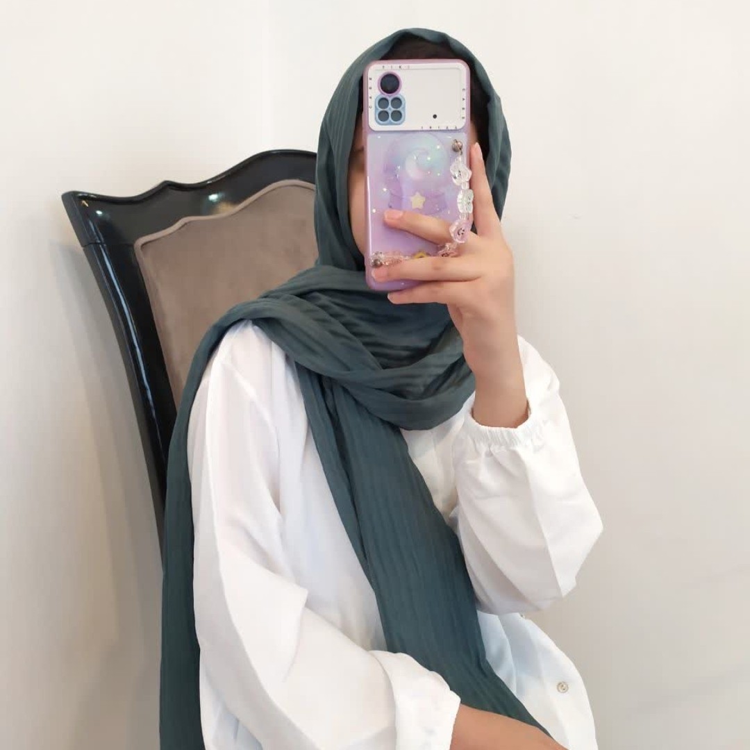 شال پلیسه نخی تابستانی