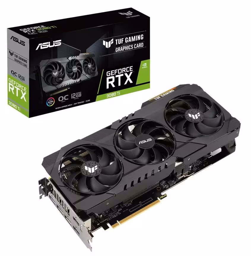 کارت گرافیک  ایسوس  مدل TUF-RTX3080TI-12G-GAMING حافظه 12 گیگابایت