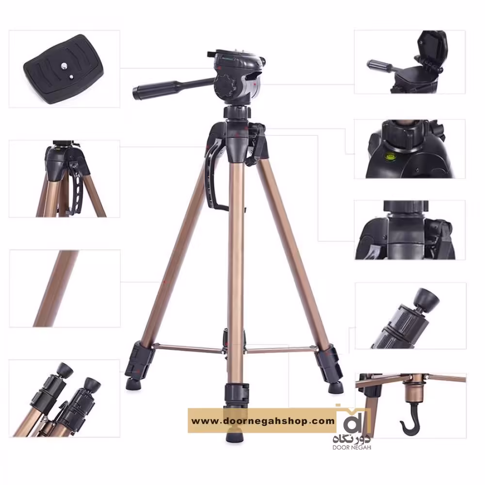 سه پایه دوربین ویفینگ Weifeng WT-3750 Camera Tripod
