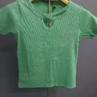 تی شرت کراپ کبریتی نخ پنبه زارا اصل