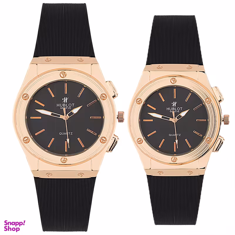 ست ساعت مچی زنانه و مردانه طرح هابلوت مدل H83247RO