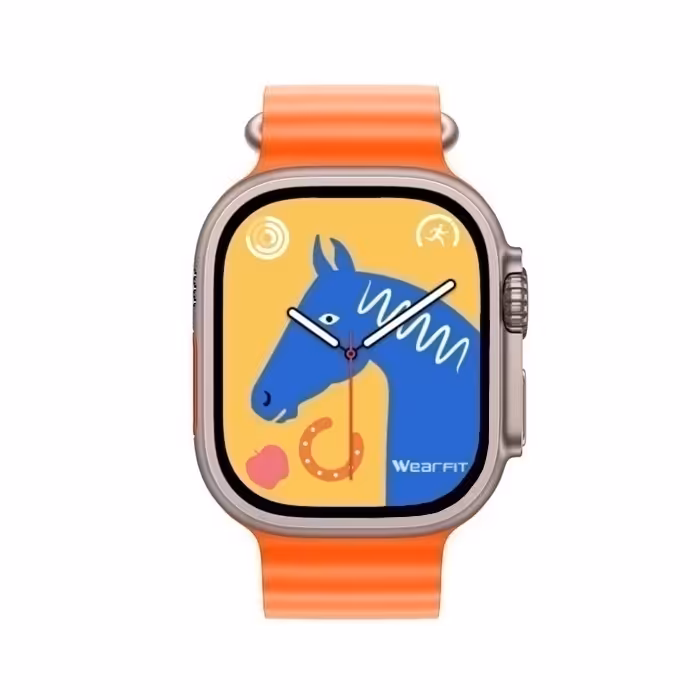 ساعت هوشمند اصلی مدل HW68 Ultra اورجینال  بامپر و فریم فلزی   بند اضافه  شارژر مگنتی | موبوران