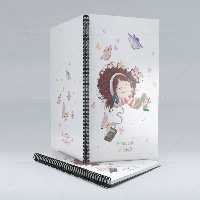 طرح جلد دفتر دخترانه فانتزی | گرافیک با طعم تربچه