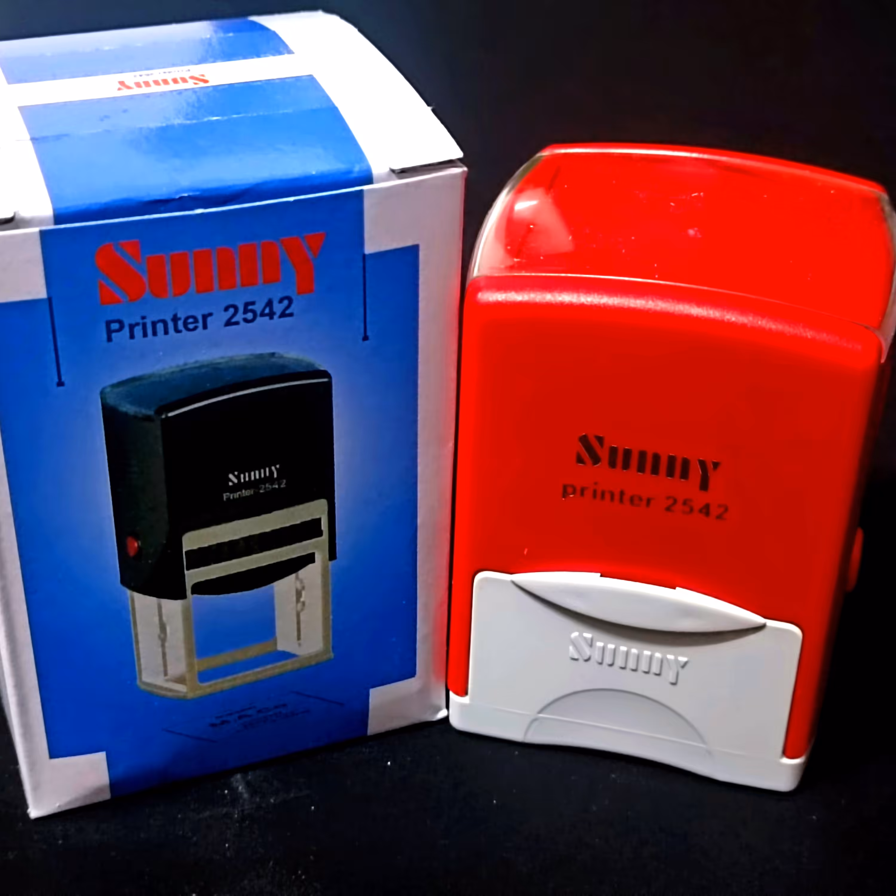 مهر  ژلاتینی اتوماتیک سانی مربع 2542قیمت تمام مهر ها همراه ساخت ژلاتین