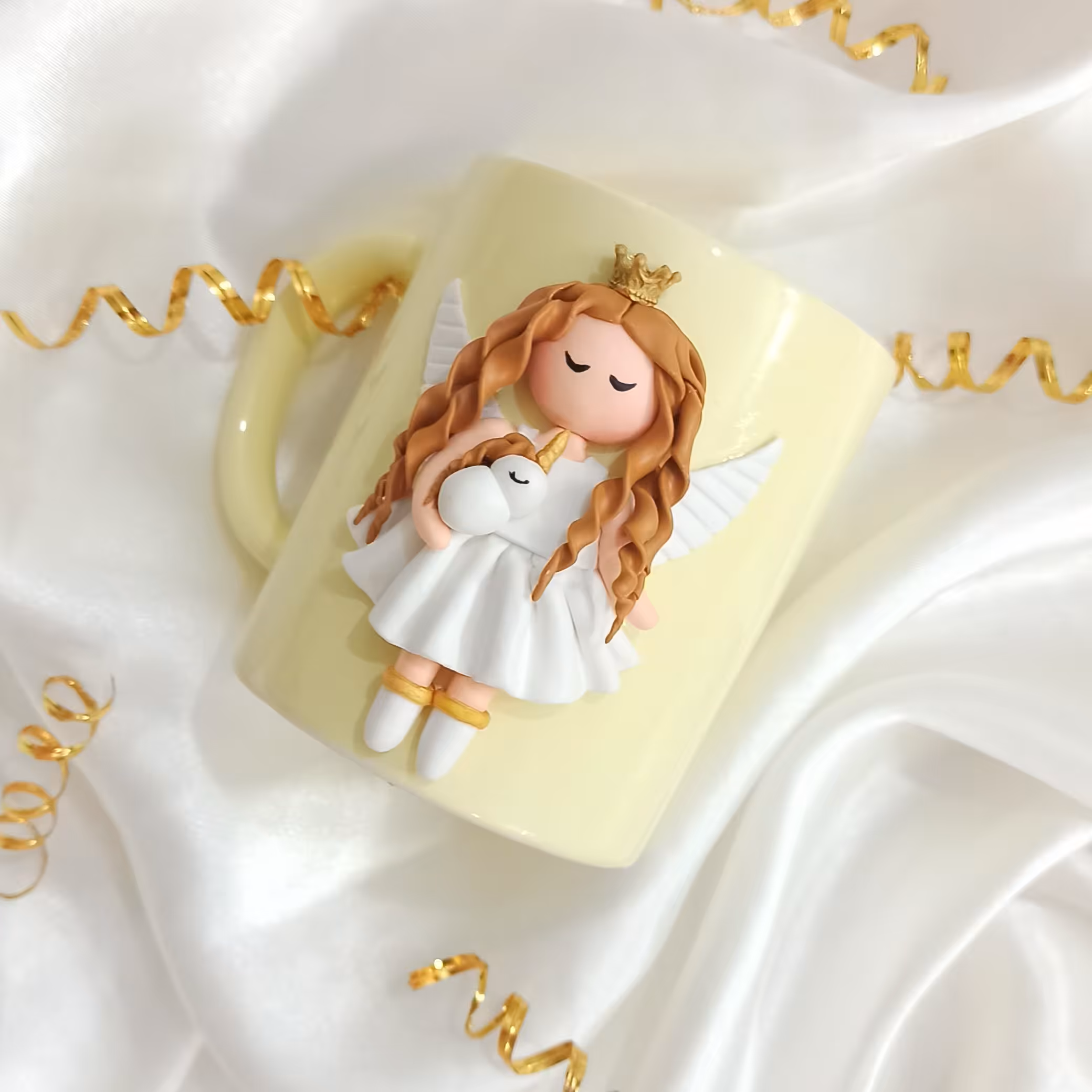 ماگ عروسکی طرح فرشته