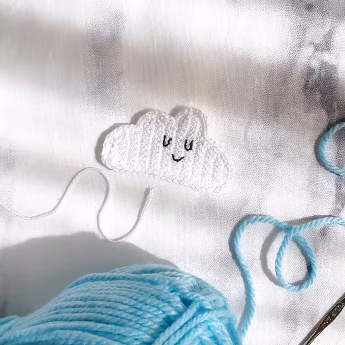 جادعایی ابر جاکلیدی و آویز ابر اپلیکه ابر سیسمونی