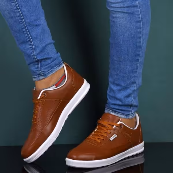 کفش مردانه سایز 43 مدل lacoste رنگ قهوه ای