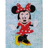 نقاشی میکی موس با تکنیک پاستل روغنی