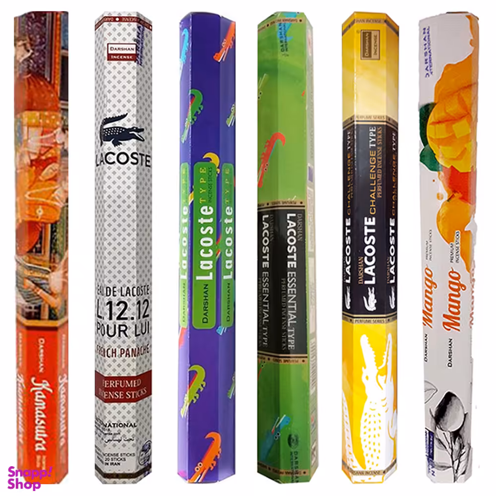 عود دارشان مدل ترکیبی کد Mix655 مجموعه 6 عددی