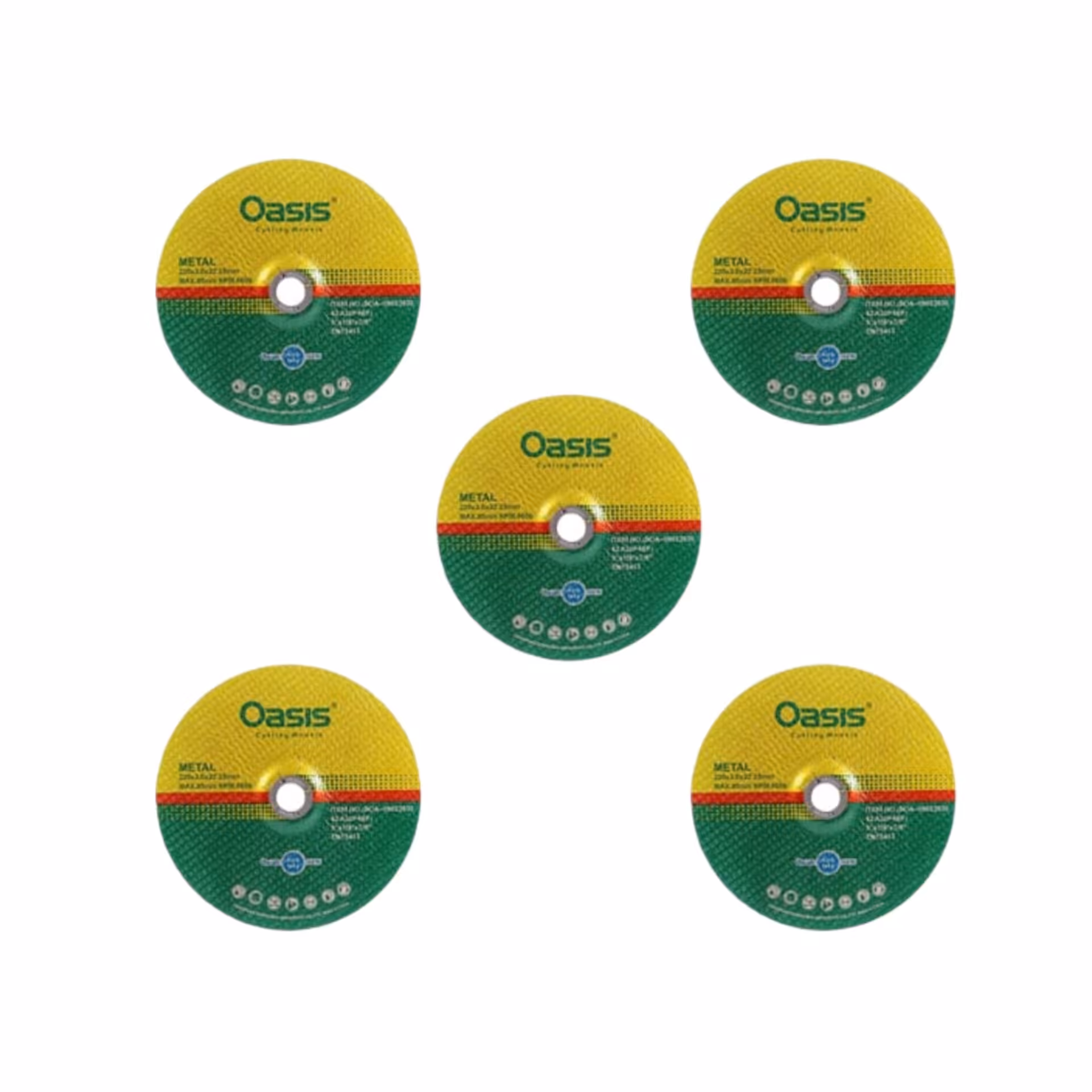 صفحه برش استیل اوسیس 180 بسته 5 عددی