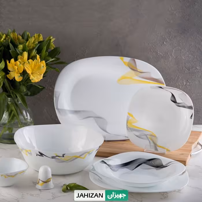 سرویس غذاخوری 28پارچه پارس اپال مدل ریبون کد870