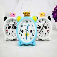 ساعت رومیزی زنگدار مدل خرس و پاندا