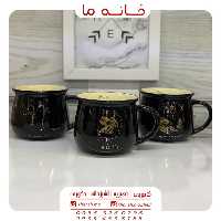 لیوان ماگ مشکی مدل رجینال